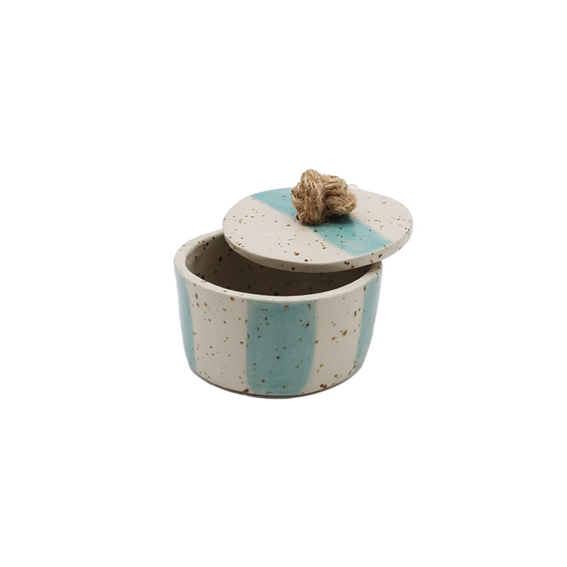 Caja Decorativa Ceramica Salinas - Ceramica Artesanal Almeria