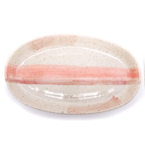 fuente-ceramica-ovalada-flamenco-rosa
