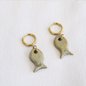 pendientes-ceramica-pescao-verde