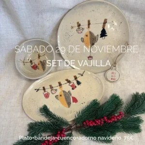 taller-ceramica-artesanal-set-vajilla-navidad
